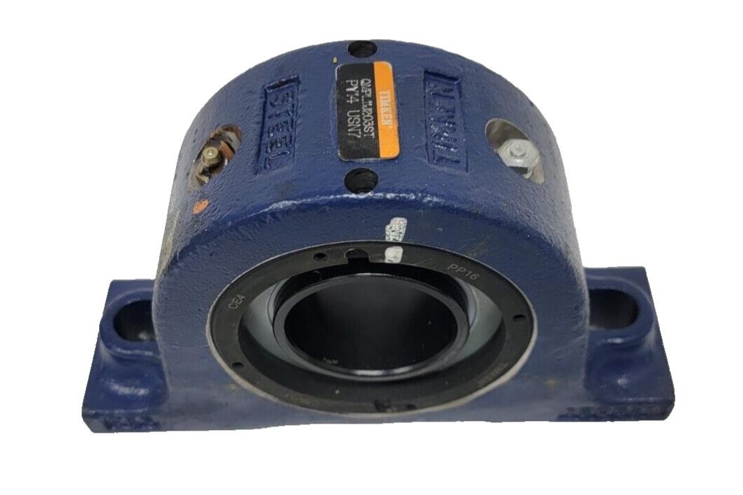 Timken QMPL11J203ST Pillow Block Roller Bearing Unit – 2-Bolt Base, 2-3/16″