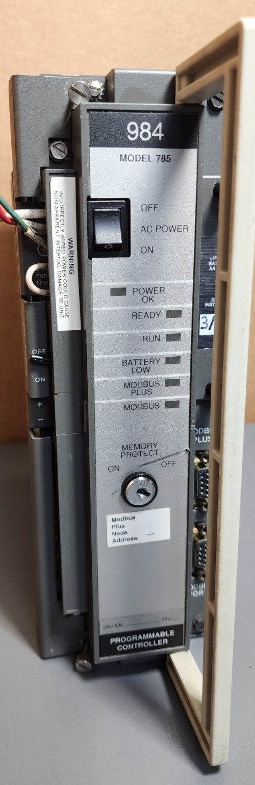 AEG 984 Modicon Programmable Controller PC-0984-785 For Parts Only