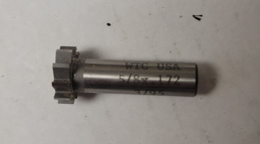 WHITNEY TOOL 5/8 X .172 HSS T- SLOT CUTTER