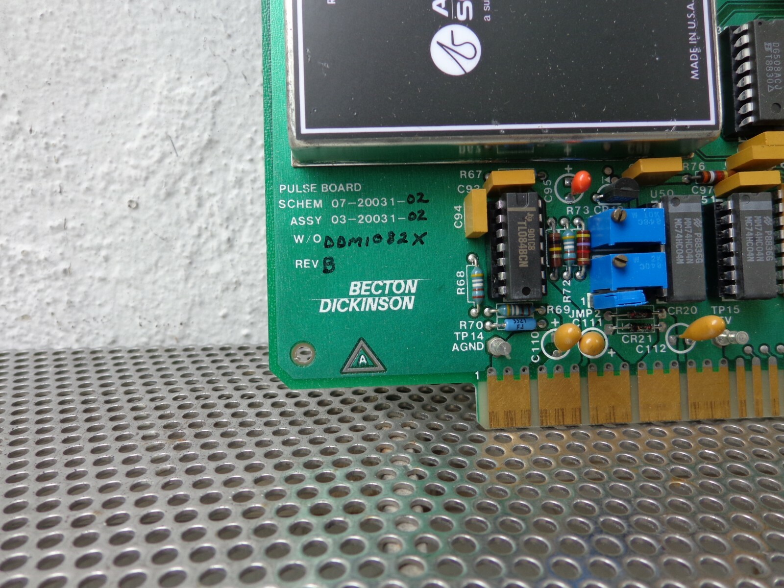 2735-1 ANALOGS ZAD2735-1 Becton Dickinson Pulse Board 03-20031-02 07-20031-02