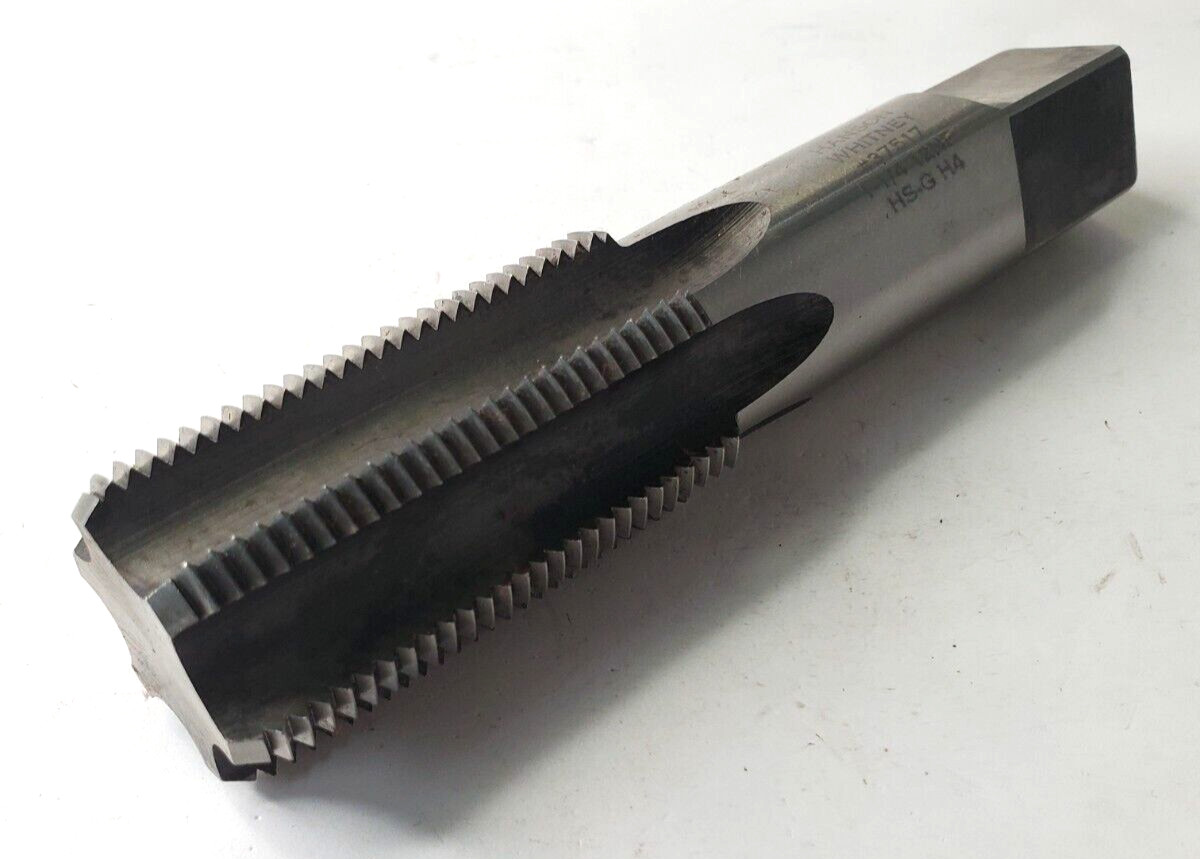 HANSON WHITNEY BOTTOMING TAP 1-1/4-12 NF HS G 37517 5-1/2 OAL 2-3/8″ LOC 4 FLUTE