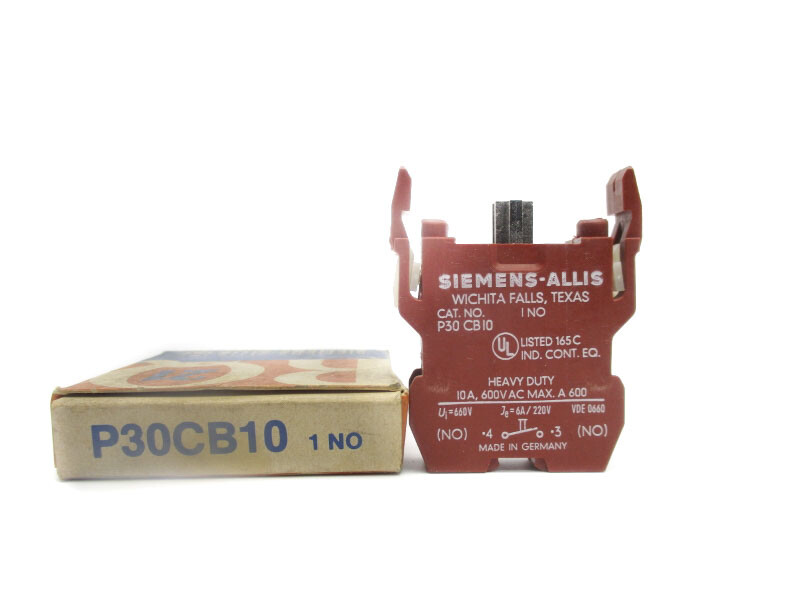 SIEMENS P30CB10 600VAC 10A NSMP