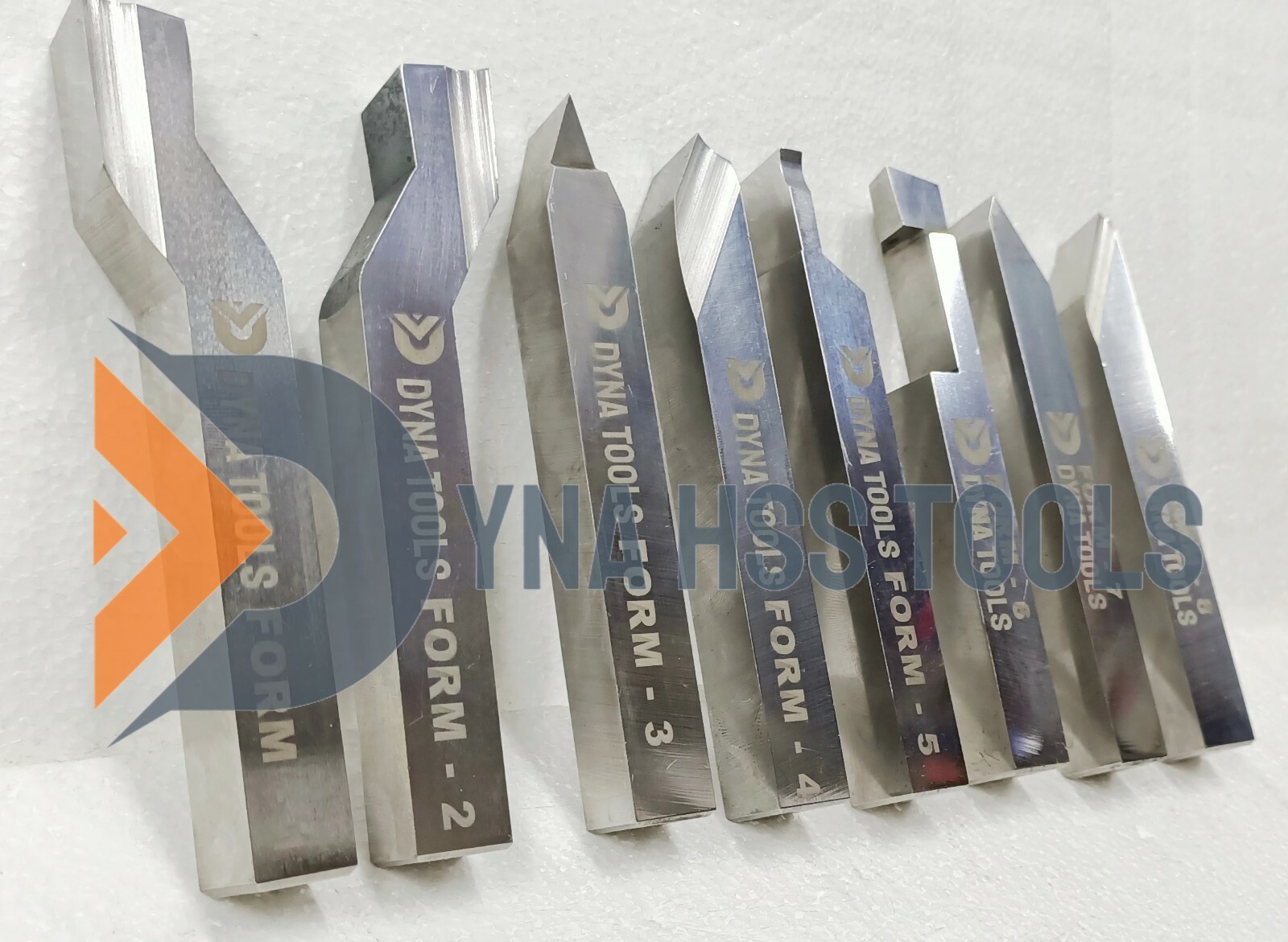 5/16″ HSS Lathe Form Tools Set Of 8 Pieces 5/16″ Square Shank Pre-Formed Tools