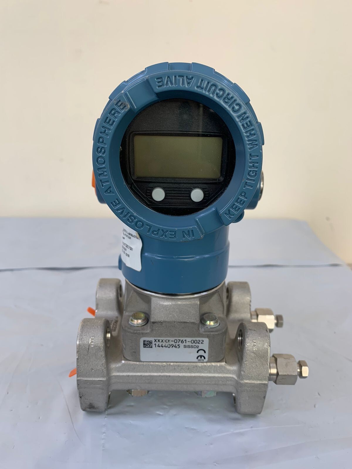 Rosemount / 2051 Pressure Transmitter / HART / WP 3626PSI-250BAR / Cal.0-200MBAR