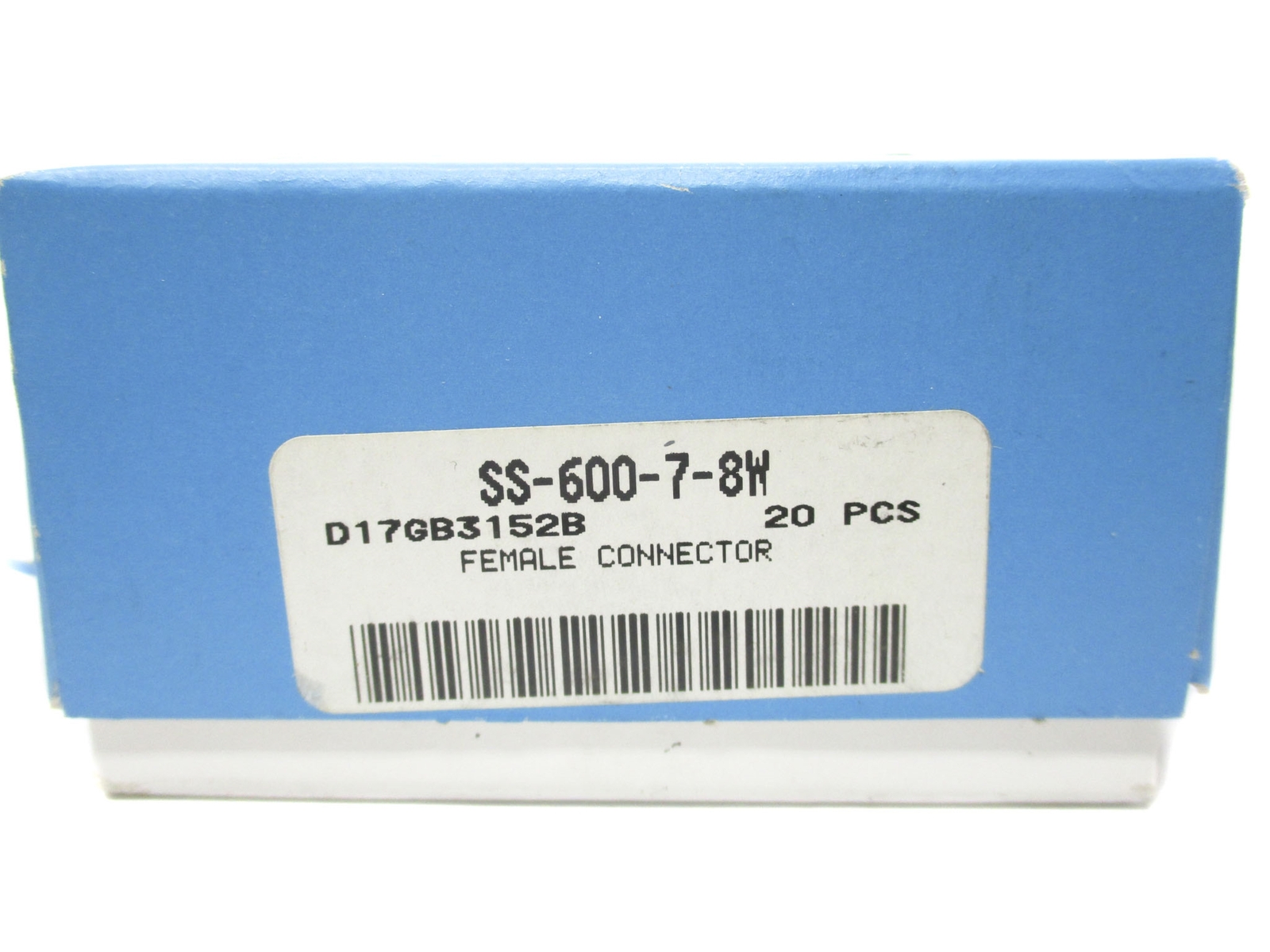 SWAGELOK SS-600-7-8W (PKG OF 20) NSMP