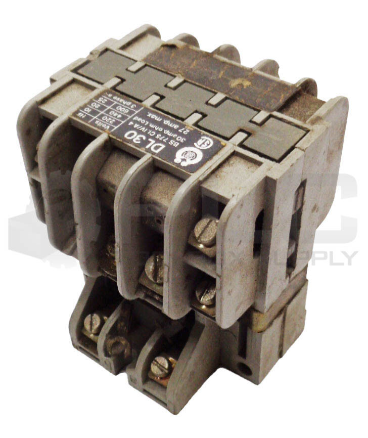 SCHIELE INDUSTRIES SBIK DL30 CONTACTOR 27AMP
