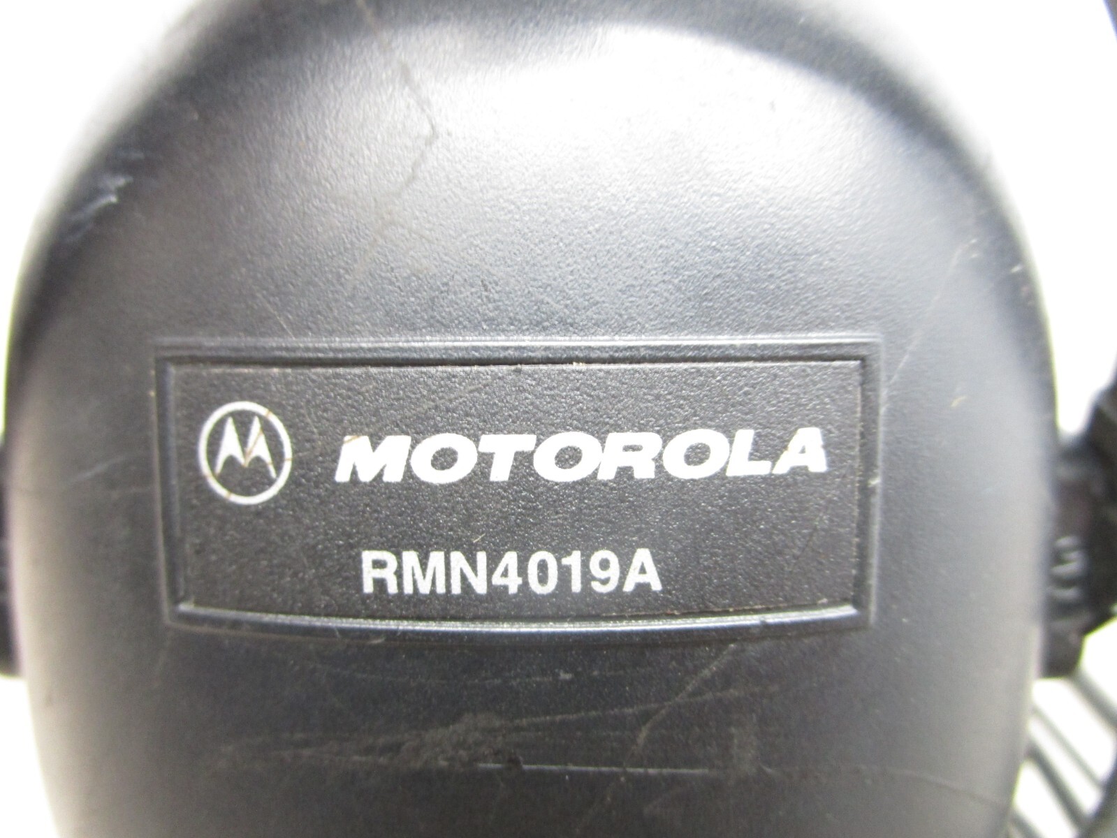 Motorola RMN4019A Medium Duty Radio Headset with PTT Over the Head