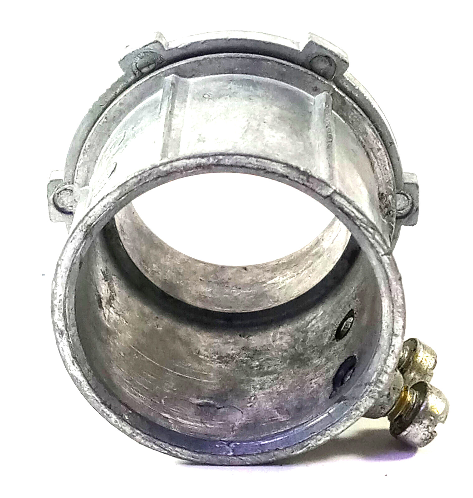 1 NEW HALEX L129 1 3/4″ ID, 2″ OD EMT ZINC SET SCREW CONNECTOR NNB *MAKE OFFER*