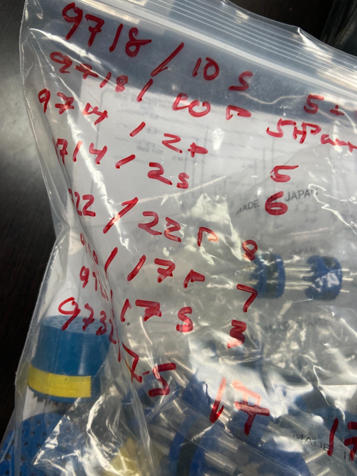 Amphenol Inserts 9718-10, 9714-12, 9722-22P, 9720-17 and 9732-7S