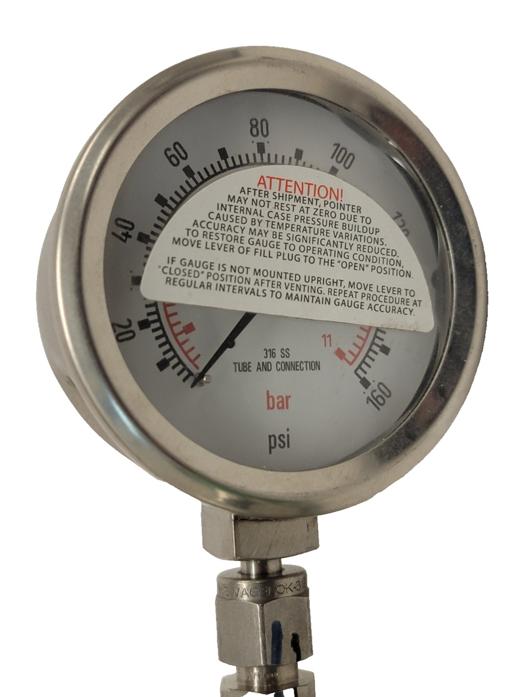Swagelok KPR Series Regulator. 1/4″ NPTF ports, 6.8 bar max KPR1DFF415A20000