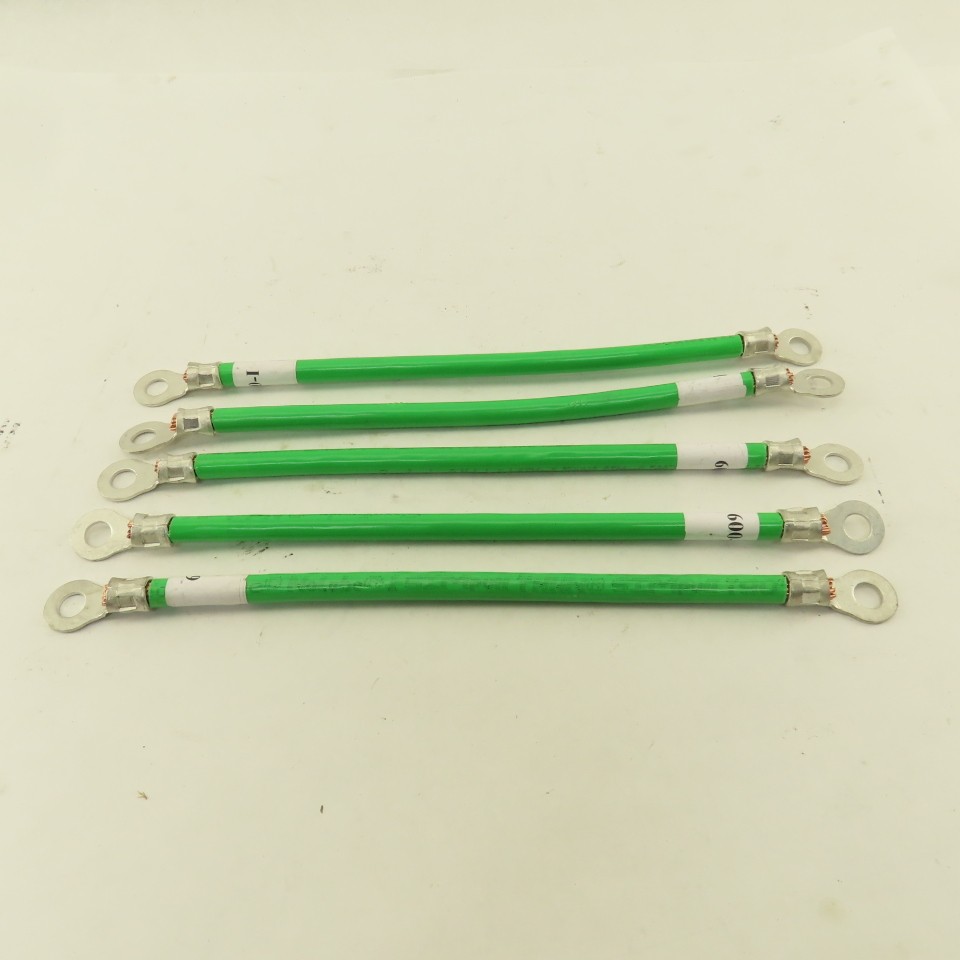 1/0 AWG Stranded Copper Wire Industrial Ground Heavy Duty System 12″ Lot of 5