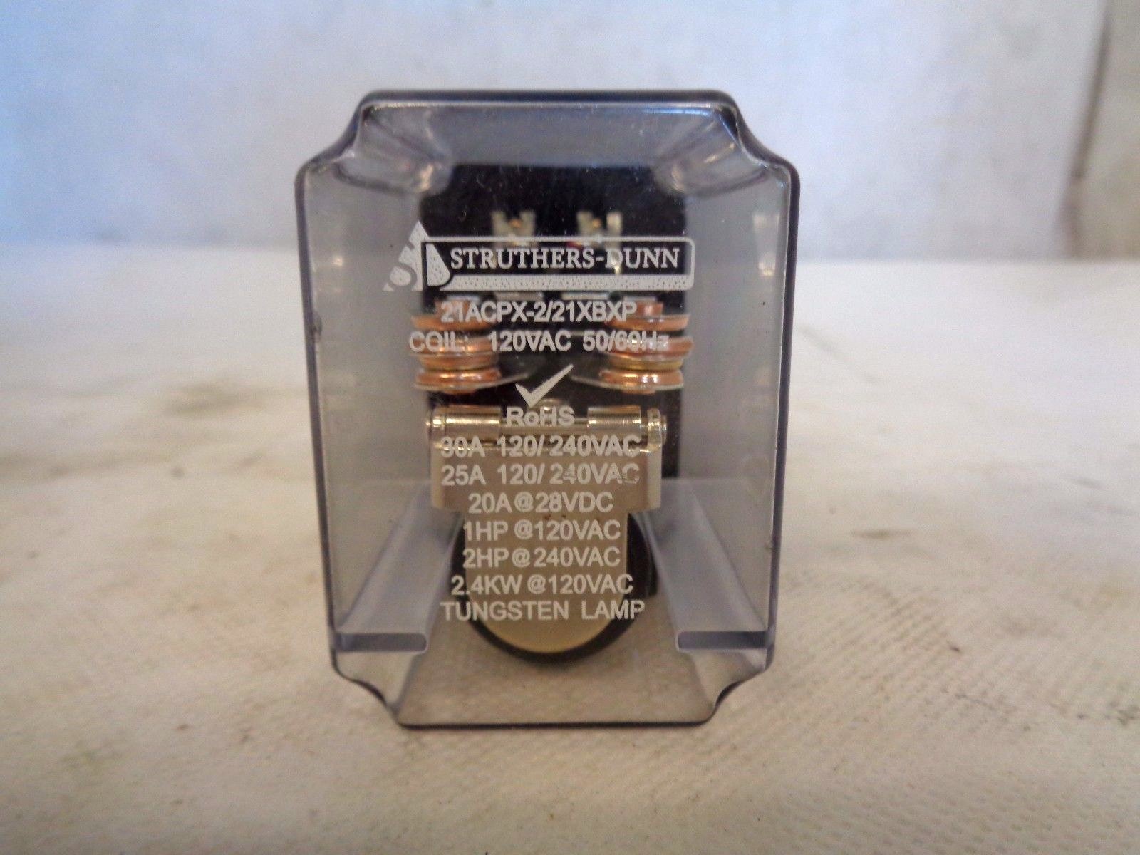 NEW STRUTHERS-DUNN 21ACPX-2/21XBXP RELAY 120 V COIL