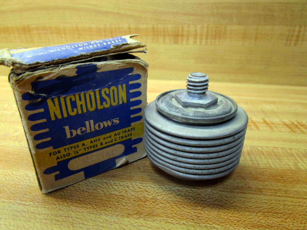 Nicholson Mfg U-66 Steam Trap Bellows Monel Assy. U66