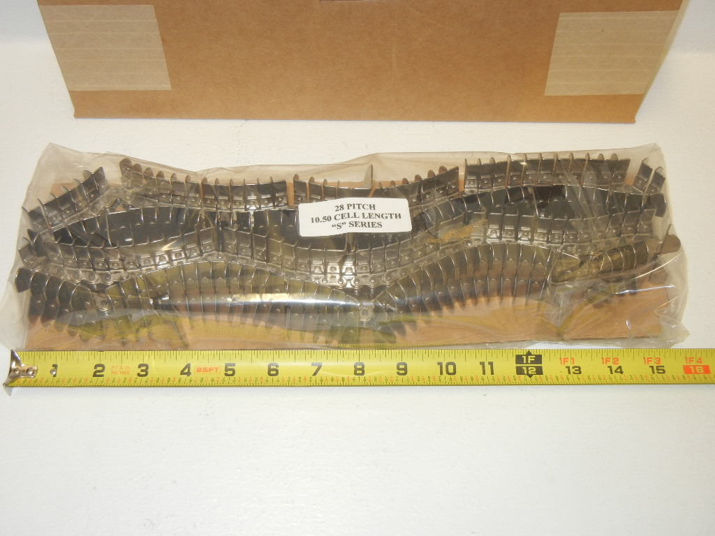 WHARTON 24316-28 NEW STAINLESS STEEL LINKING CHAINS 28 PITCH 10.50 CELL 2431628