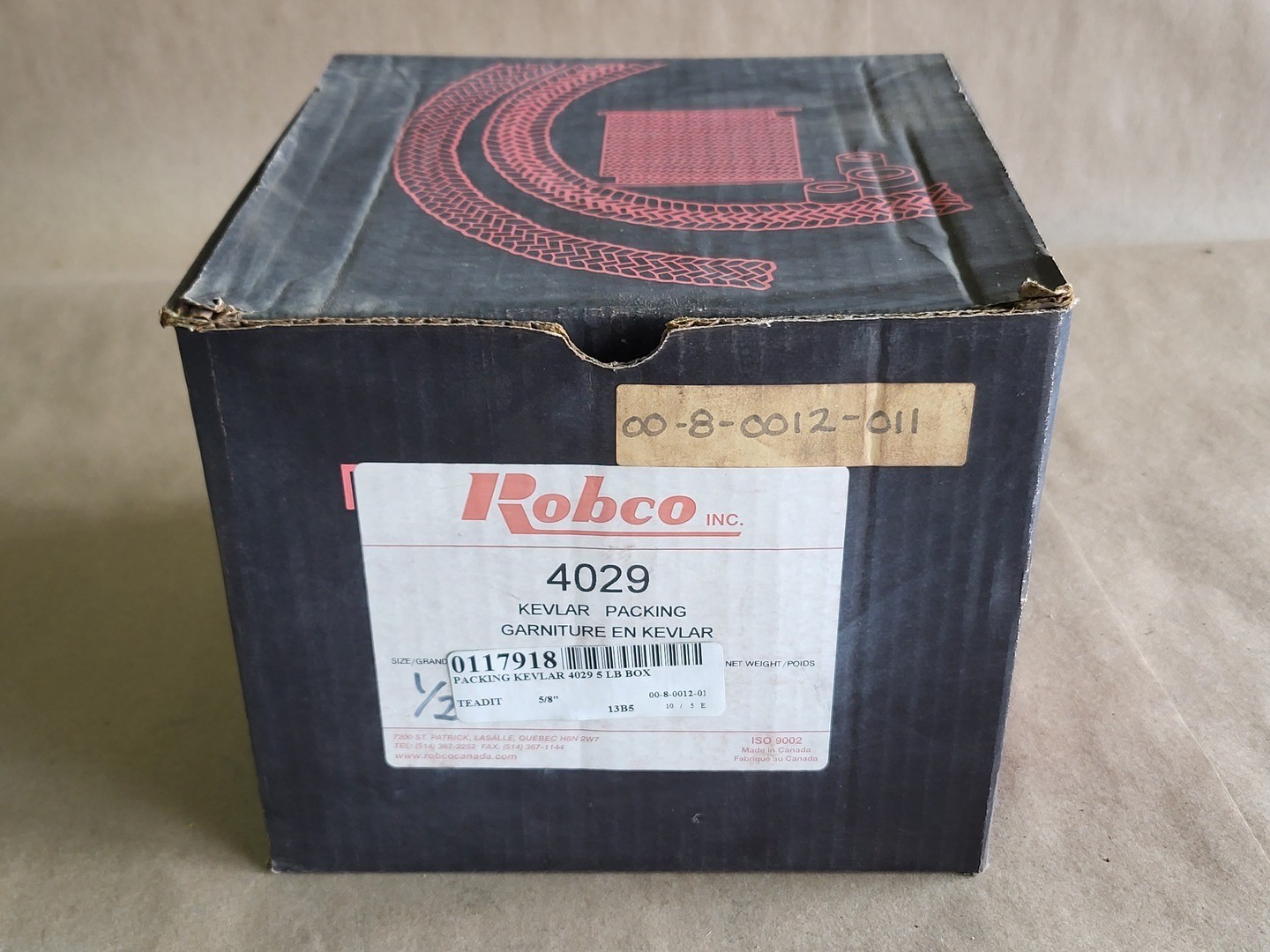 SURPLUS NEW Robco 4029 5/8″ Compression Packing – Parts & Components