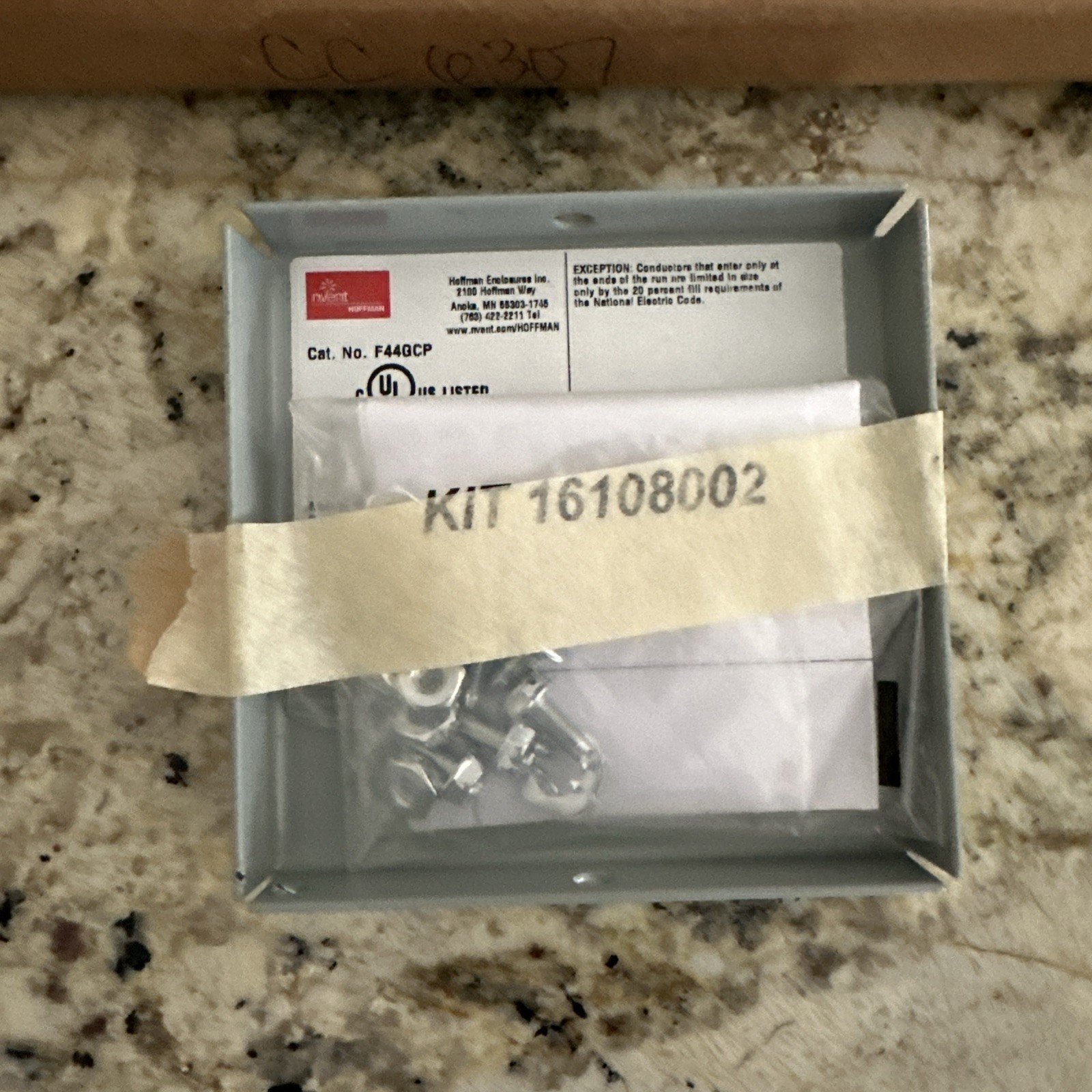 Nvent Hoffman Wireway Closure Plate, 1 T NEW + FAST SHIPPING