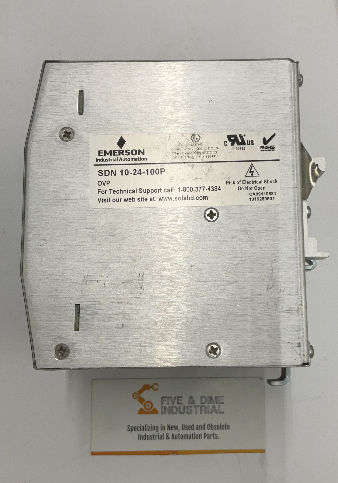 Sola SDN 10-24-100P Power Supply 115/230 Vac 24 Vdc / 10A