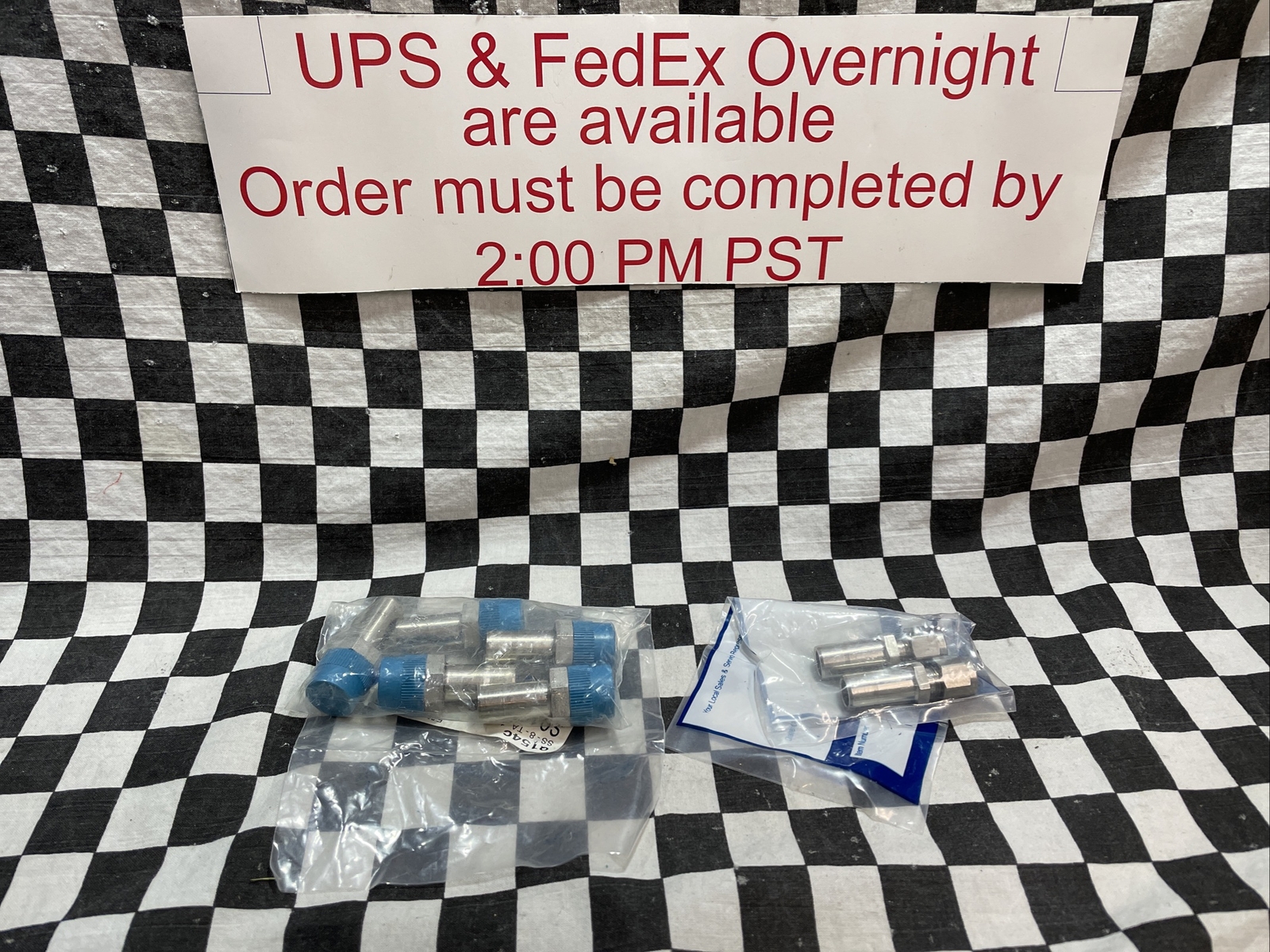LOT OF 7 SWAGELOK SS-8-TA-1-6 & SS-400-R-8, SHIPSAMEDAY#V1X