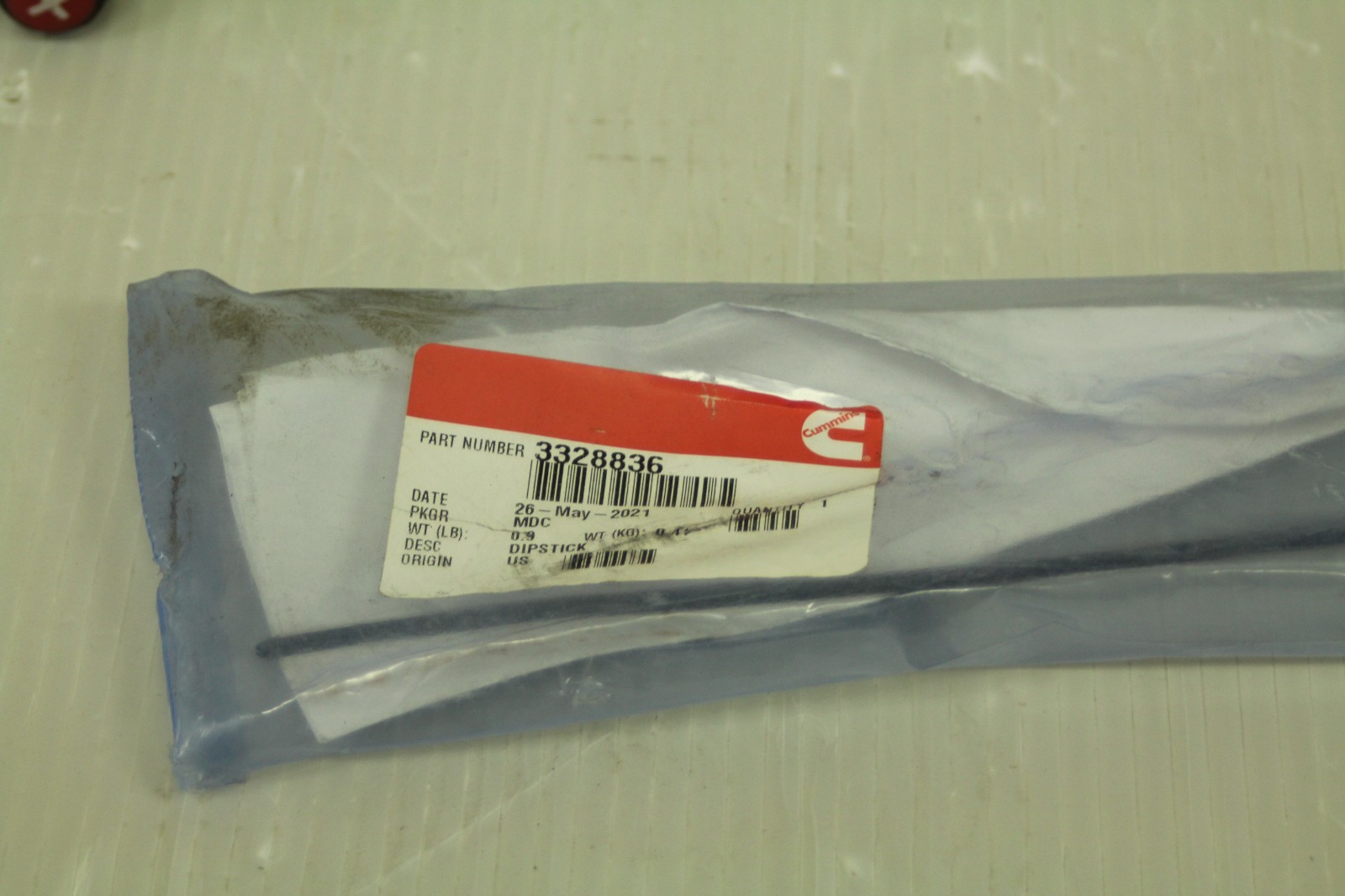Genuine Cummins 3328836 46” Dipstick for Non-Cert 10L L10 Engine (b650)
