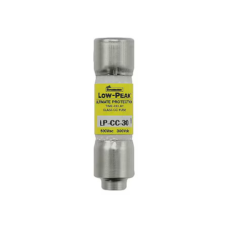 Eaton Bussmann Lp-Cc-30 Cc Class, Time-Delay, 30A, 600V Ac, Non-Indicating