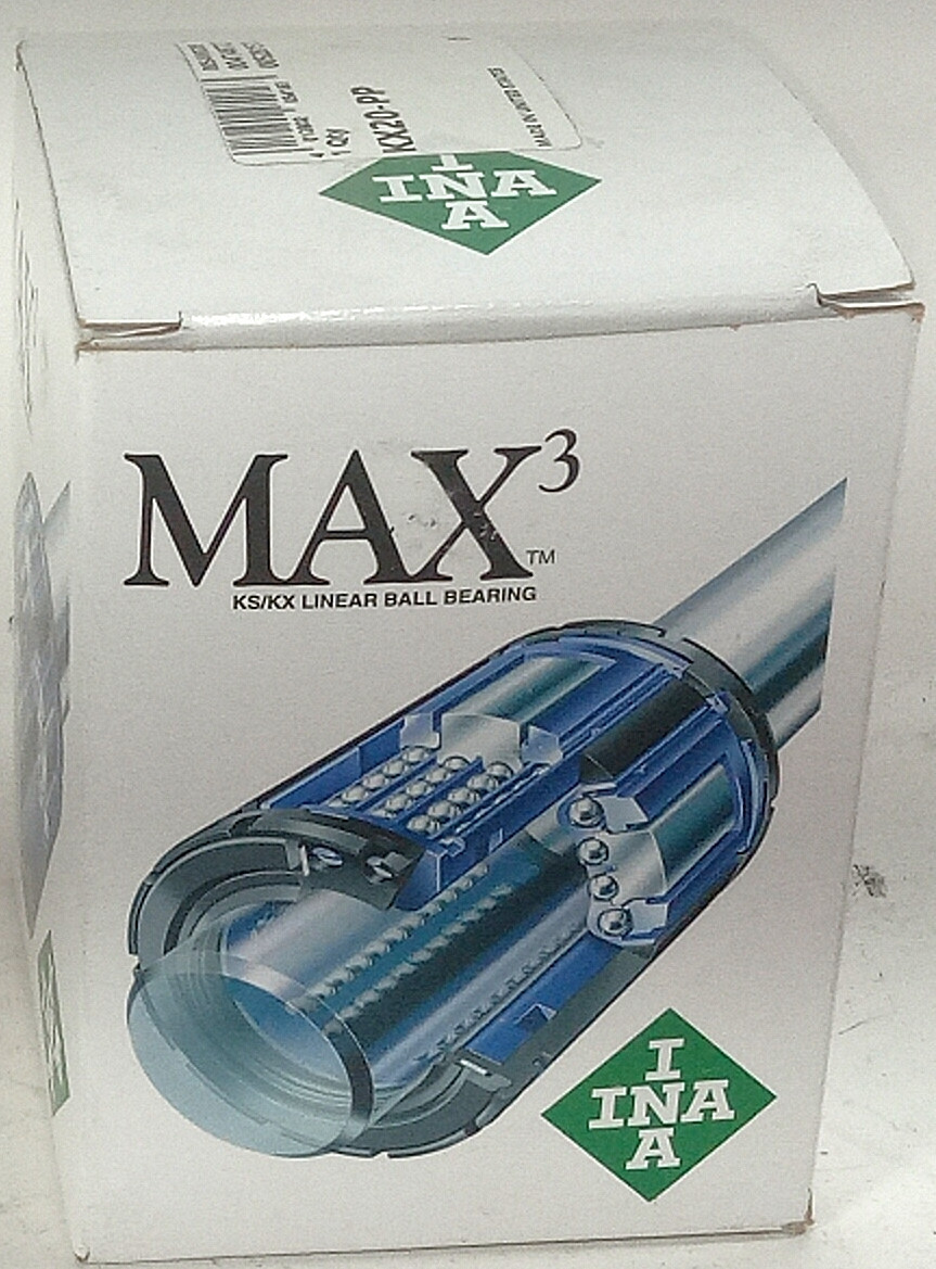 1 NEW INA KX20-PP 012802 054163 LINEAR BEARING NIB ***MAKE OFFER***