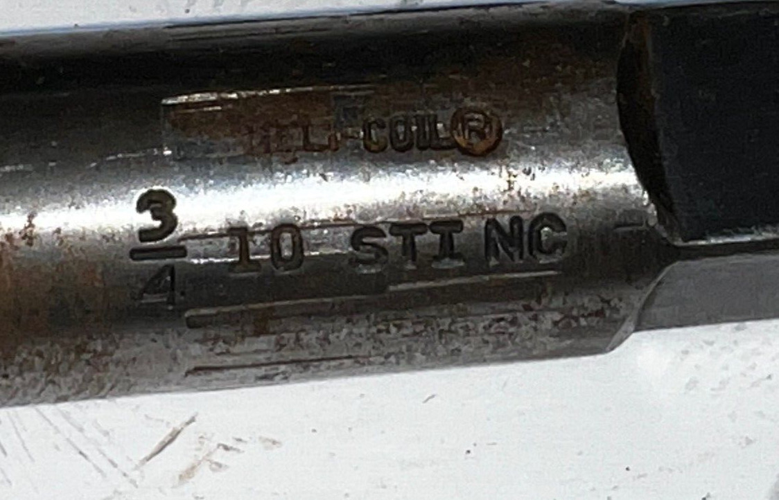 HELICOIL CHAMFER STI TAP 4 FLUTE 3/4″-10 NC 2-1/4″ LOC 4-3/4″ OAL
