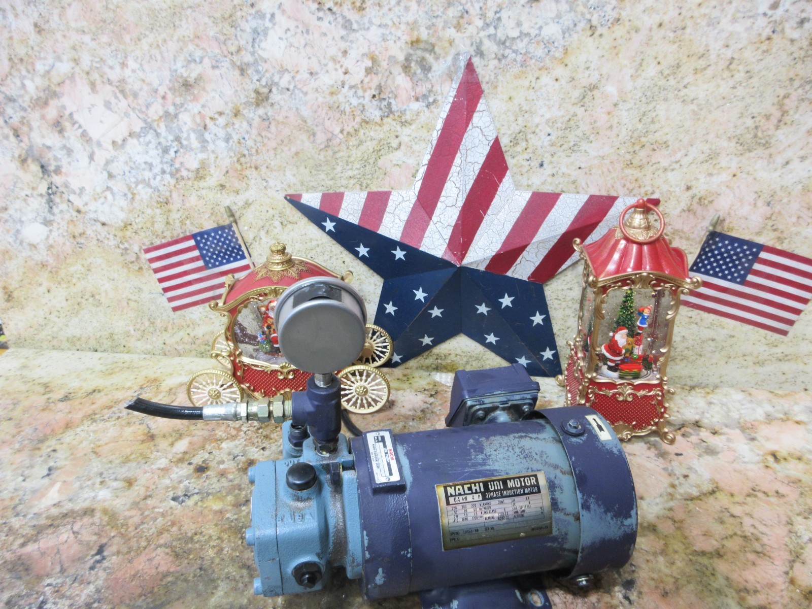 1996 CITIZEN L25 CNC NACHI MOTOR LTIS85-NR VBBA-0A4A04 VDS-0B-1A2-TU-1731K PUMP