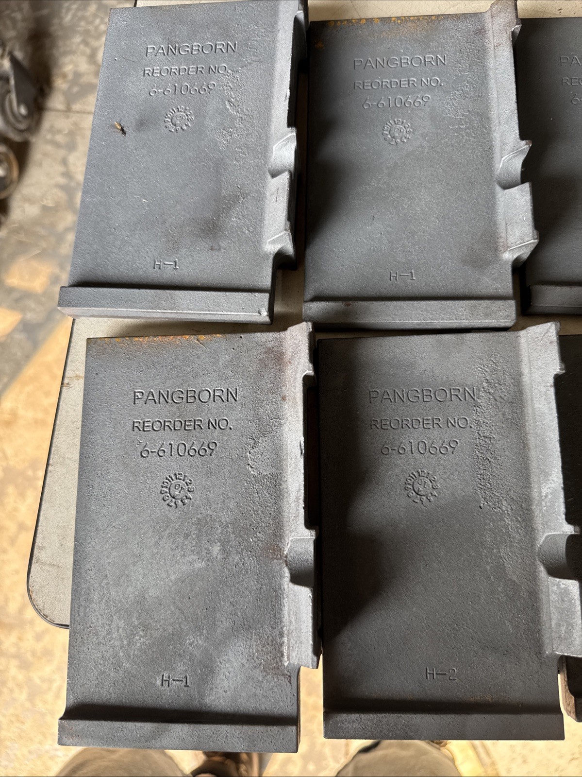 New Pangborn 6-610669 H1-H4 CW Vane (Box of 8) 6610669