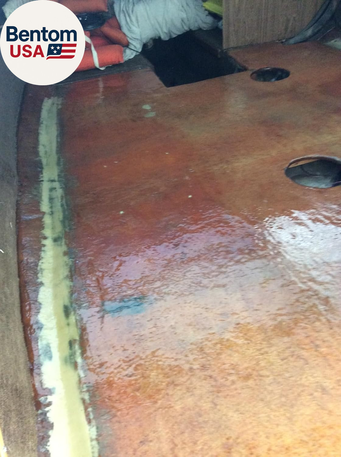 – Polyester Resin with Rolled 1708X50X4.7 Yard Biaxial Cloth, Fiberglass Repair