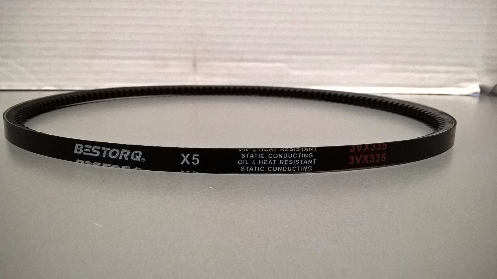3VX335 INDUSTRIAL COGGED V-BELT 3/8″ W X 33.5″ LONG