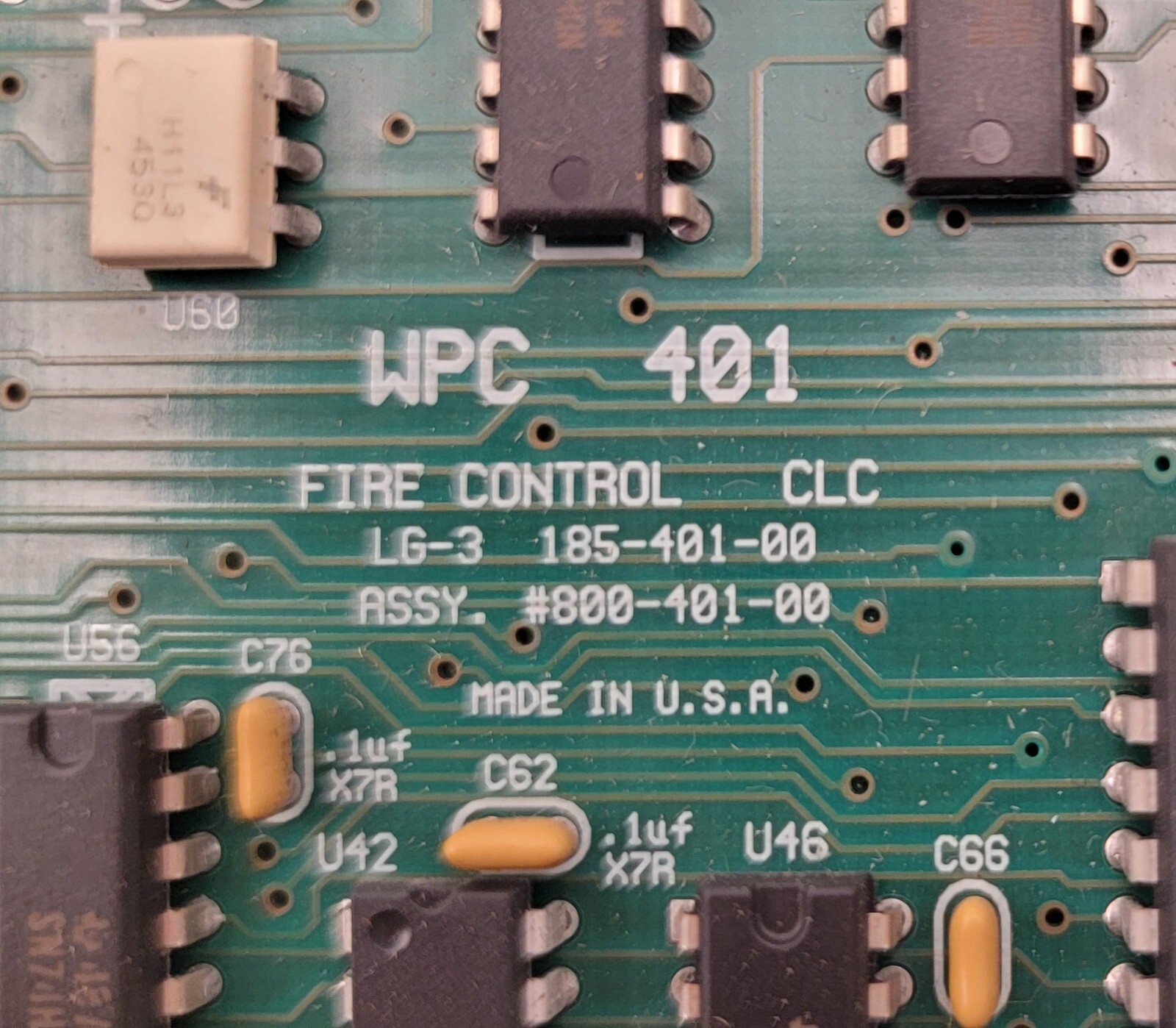WPC-401 FIRE CONTROL CLC LG-3, 185-401-00 ASSY 800-401-00