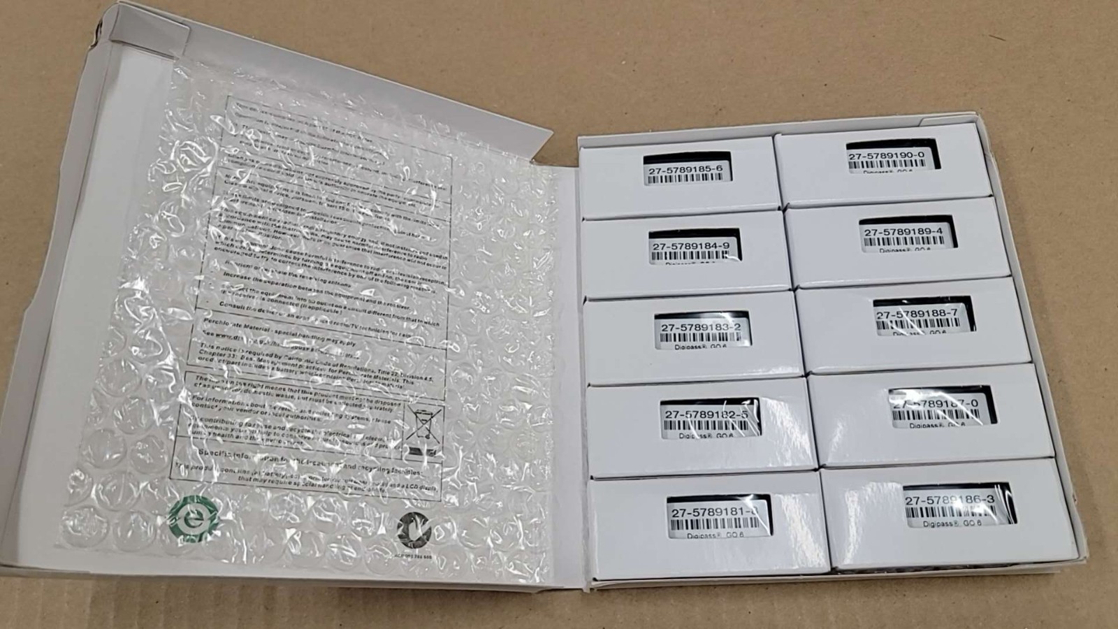 Lot Of 10 DUO Digipass Go 6 Authentification Device