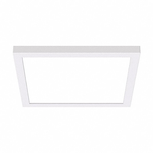 Hubbell Litebox Edge-Lit Surface LED Downlight, 8 inch square, white,