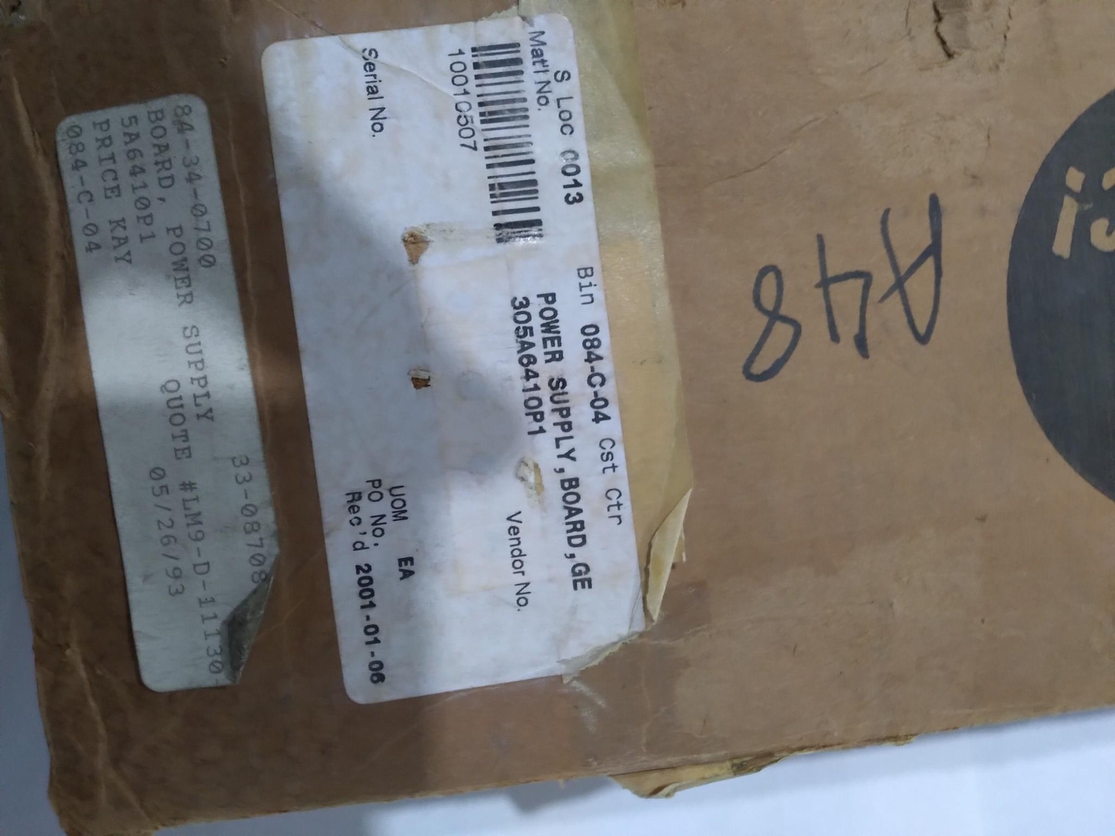 ELPAC MASS-300-3 GE POWER SUPPLY BOARD 305A6410P1 90-132/180-250 VAC 47-440HZ