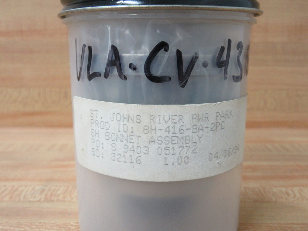 St.Johns 8H-416-BA-2PC Valve 8H416BA2PC