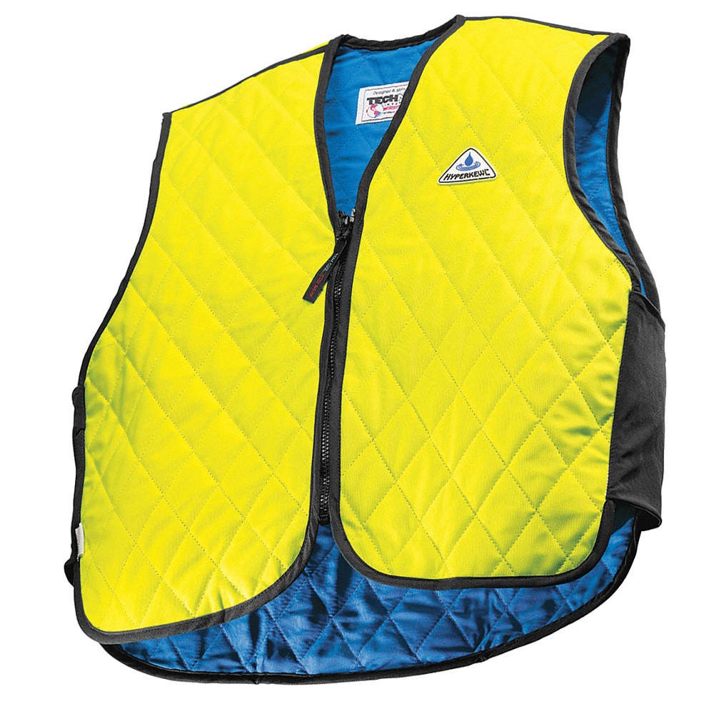 TECHNICHE 6529-LIMHIVIZXL Cooling Vest,Hi-Vis Lime,5 to 10 hr.,XL 9AHJ6