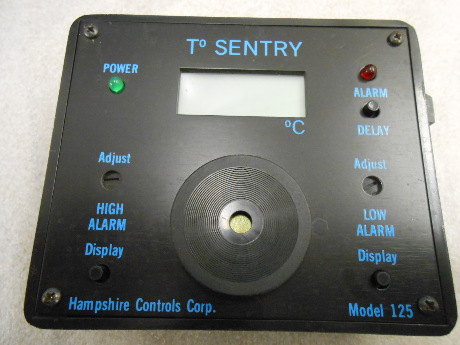 HAMPSHIRE CONTROLS CORP.MODEL 125, 125-50HLR TEMPERATURE ALARM