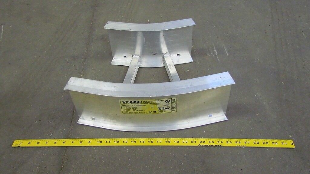 Cooper B-Line Ladder Cable Tray 6A-12-30HB12 Horiz Bend 30deg 12″radi Aluminum
