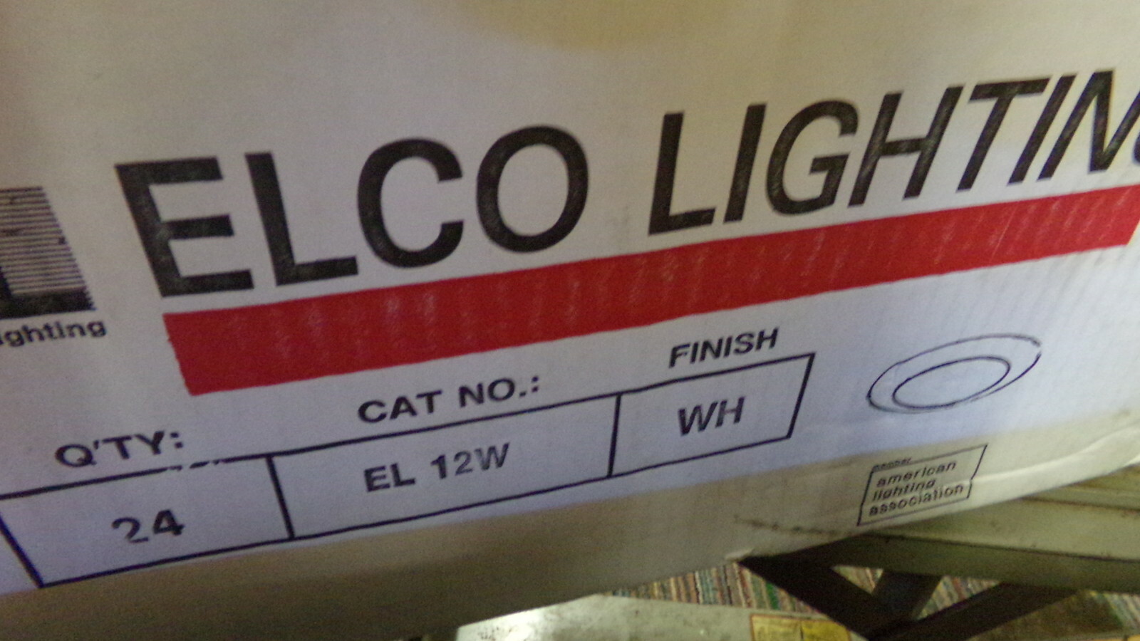 NEW Elco Lighting EL12W 6″ Shower Trim *Free Shipping*