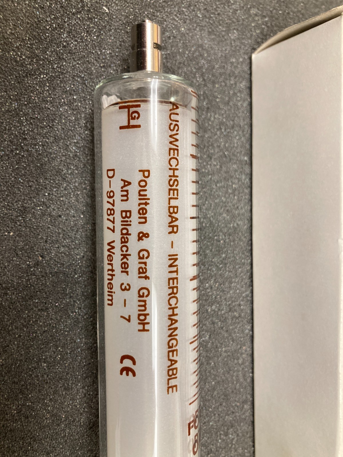 Fortuna Optima Syringe 50ML Glass Luer Lock Syringe Air Tite 7.140-45