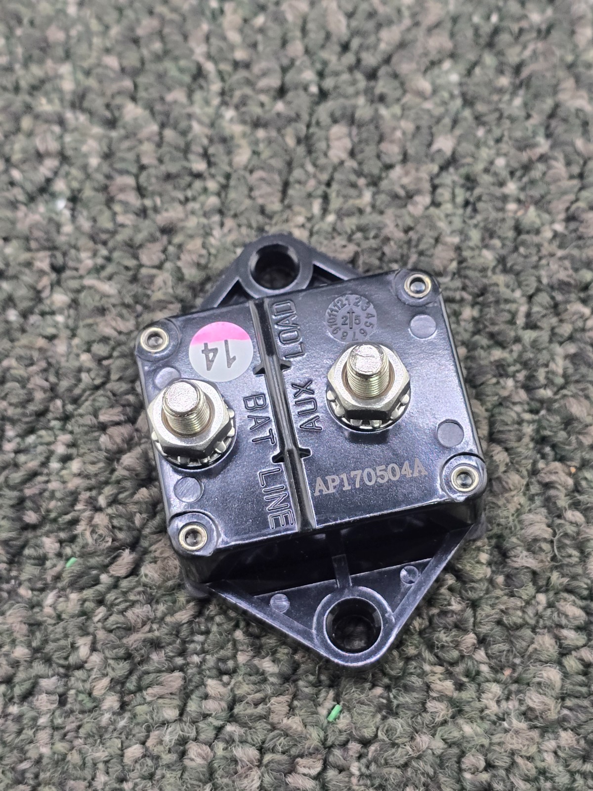 (QTY 2) Tech Span AP170504A 50 Amp Waterproof Circuit Breaker Manual Reset