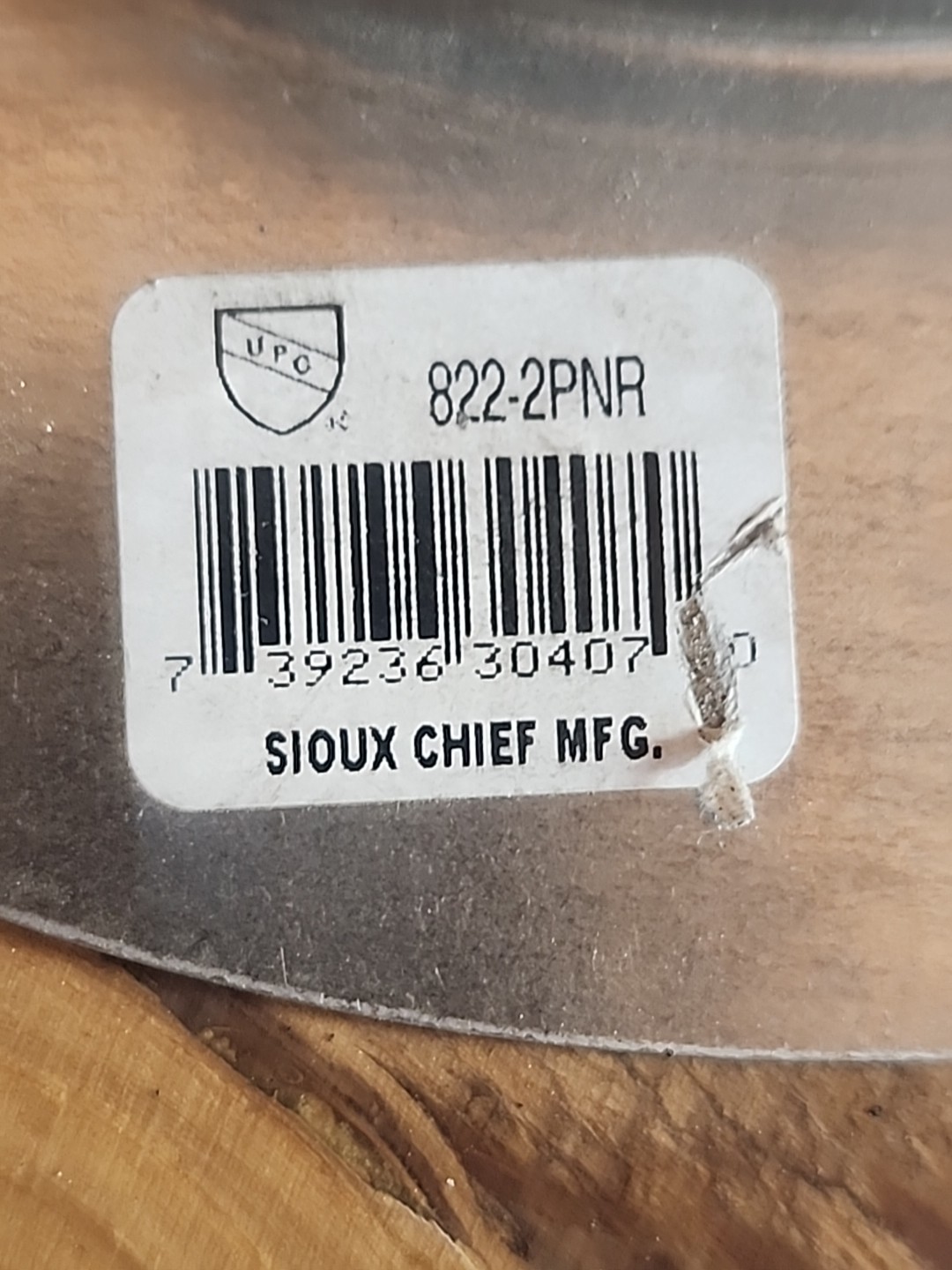Sioux Chief 822-2PNR Drain Halo 2 PVC NB R&S RND