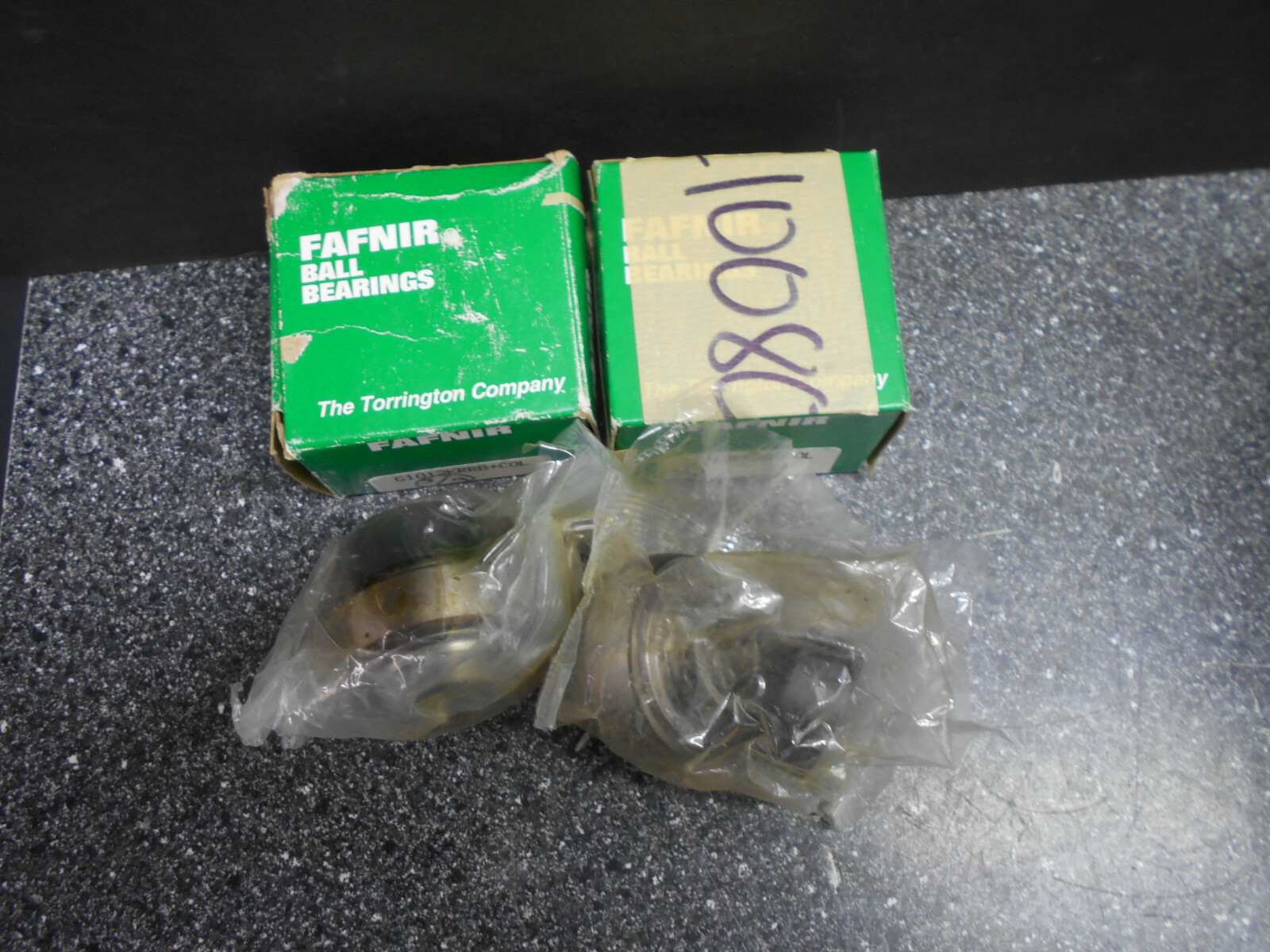 LOT OF 2 FAFNIR G1012KRRB+COL 3/4″ INSERT BEARING ECCENTRIC LOCKING COLLAR