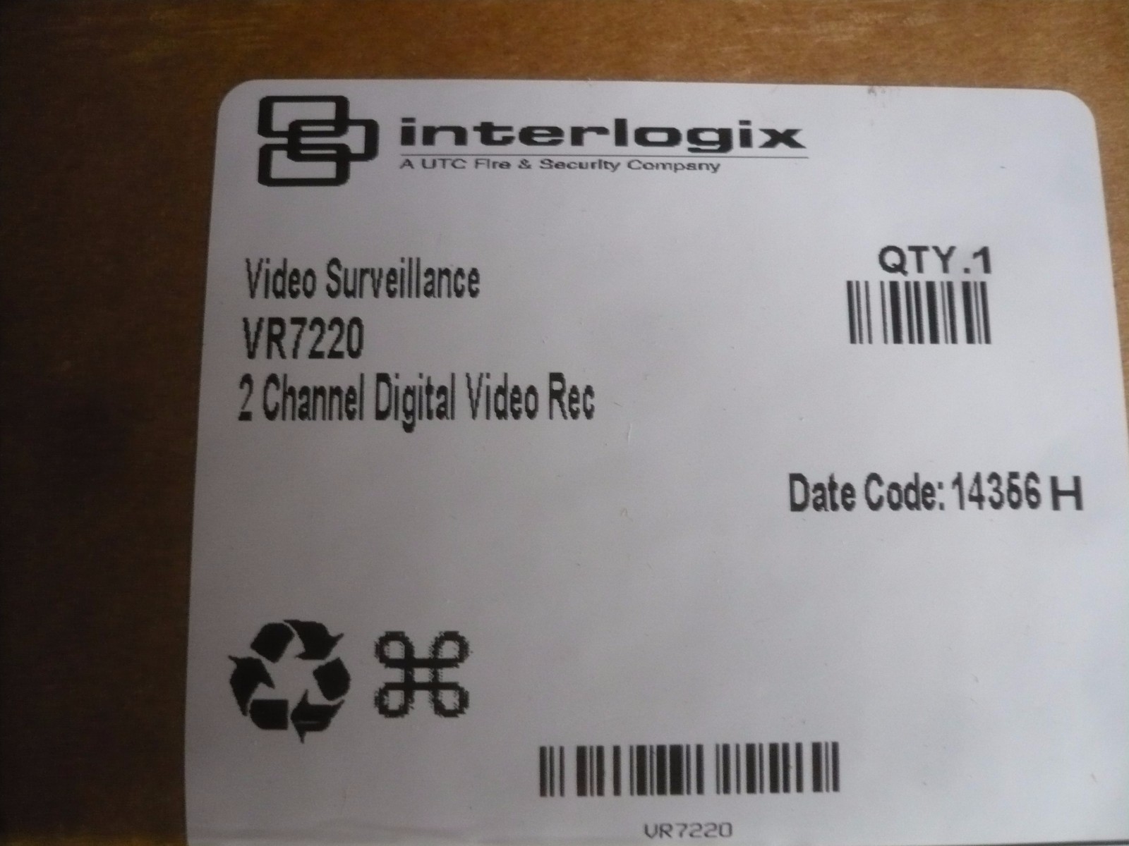 New Interlogix VR-7220 Digital Video Receiver OPEN BOX