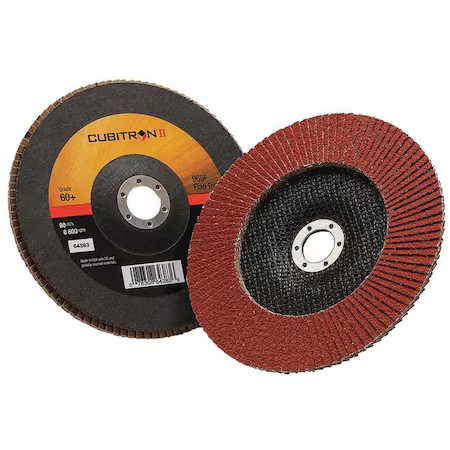 3M Cubitron 7100104948 Flap Disc, Type 27, 7″ Dia., 60 Grit