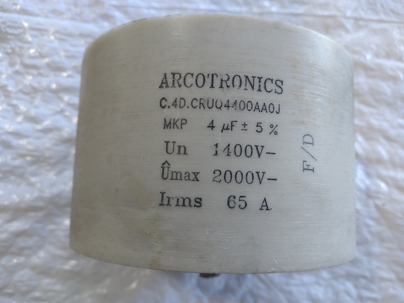 ARCOTRONICS C.4D.CRUQ4400AA0J 4UF 5% 1400-2000V 65A