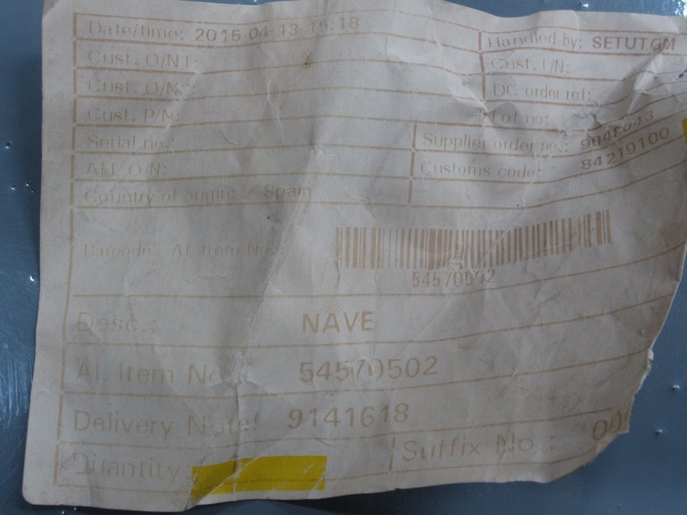 Alfa Laval 545705-02 Nave 54570502