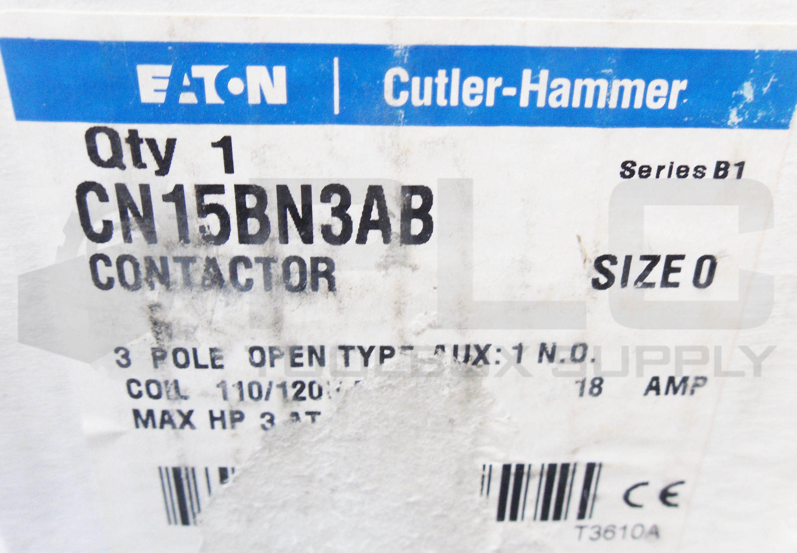 NEW EATON CUTLER HAMMER CN15BN3AB /B1 CONTACTOR W/ C320KGS1 /A2 CN15BN3