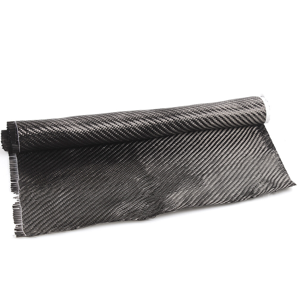 12″ x 5FT Twill Weave Black Carbon Fiber Fabric Cloth (3K, 9oz, 12″ x 59″)