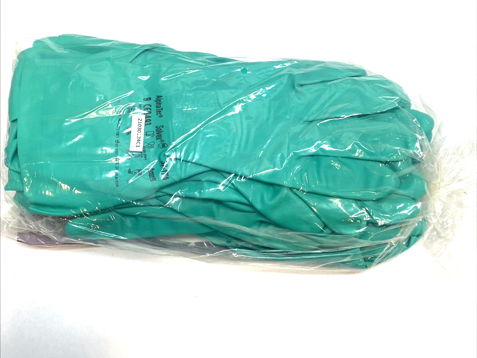 Ansell AlphaTec 37-175 Nitrile Chemical Gloves 13″ Large S-15398L PKG OF 12